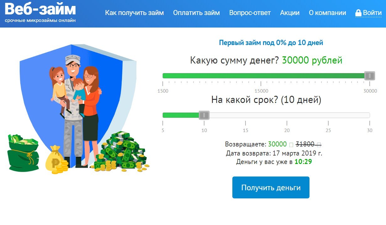 Веб-займ в Осинниках